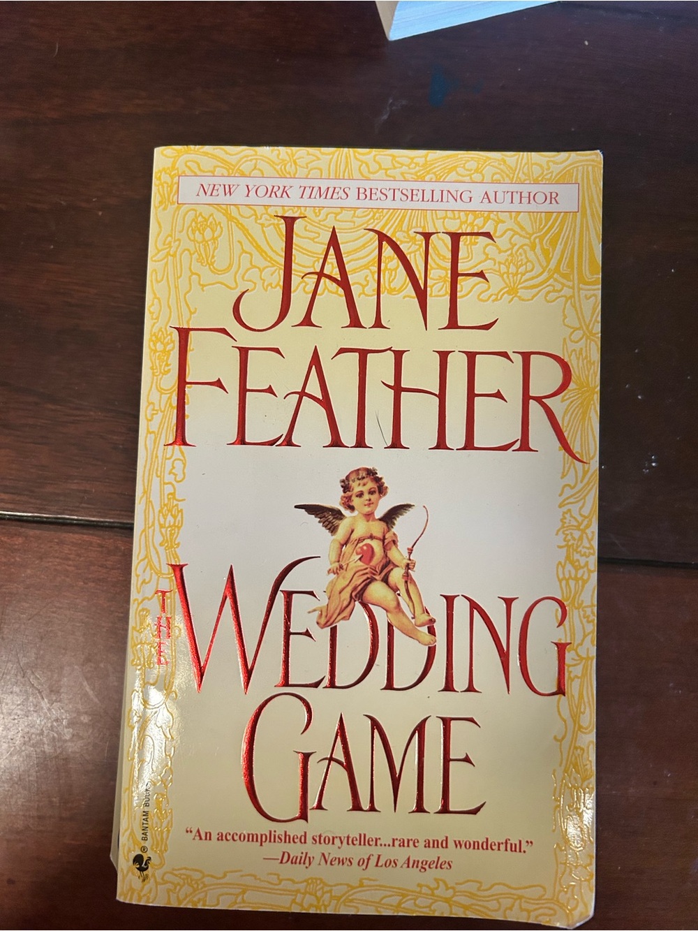 Wedding Game Paperback - Cream and Red